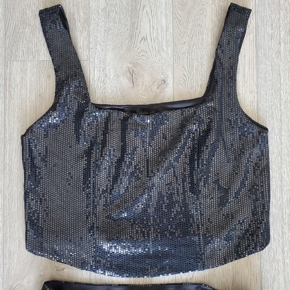 House of Harlow 1960 Two Piece Sequin Set - Medium - Picture 5 of 8